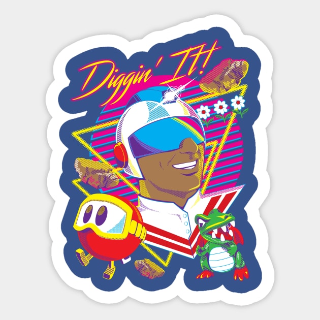 Diggin' It! Sticker by polaritees